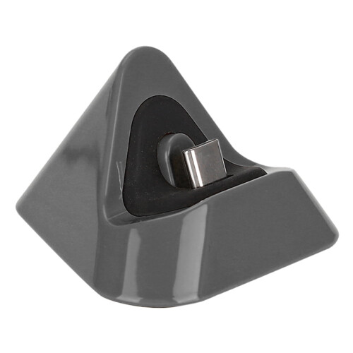 ZPSHYD Laddningsbas för Switch, Bärbar ABS Triangulär Docka med Typ-C Metallunderdel för Switch/Lite (Grå) 1