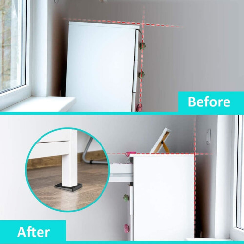 Spacers Furniture Leveler for Restaurant Refrigerator Waterproof Stackable 35Pcs 2