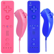 ZOUYUE2PACK Telecomando Wii, controller wireless per giochi Wii compatibile con console Nintendo Wii/Wii U