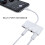 Προσαρμογέας ήχου USB C σε 3,5 χιλιοστά, 4 σε 1 USB C σε ακουστικά με ήχο 3,5 χιλιοστών και 5