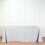 Nappe rectangulaire BalsaCircle 90 po x 132 po en polyester argentée 3