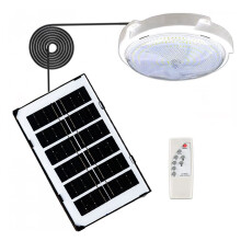 Xerdsx LED Light Solar Light Solar Ceiling Light Interior Decoration Light Corridor Aisle Light Sense Remote Control Two-in-one for Garden Yard