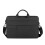 Bolsa mensageiro para laptop de 15,6 polegadas, bolsa de ombro para notebook, bolsa para computador, pasta executiva, bolsa de viagem - Preta 1