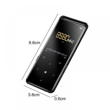 Prettyui1PCS BENJIE M6Bluetooth5.0Ασύρματο MP3 Player με δυνατότητα απώλειας, φορητό ηχοσύστημα HiFi με