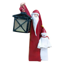 Décorations de Noël d'intérieur, figurines de Noël représentant le Père Noël et le bonhomme de neige pour table à manger d'intérieur et