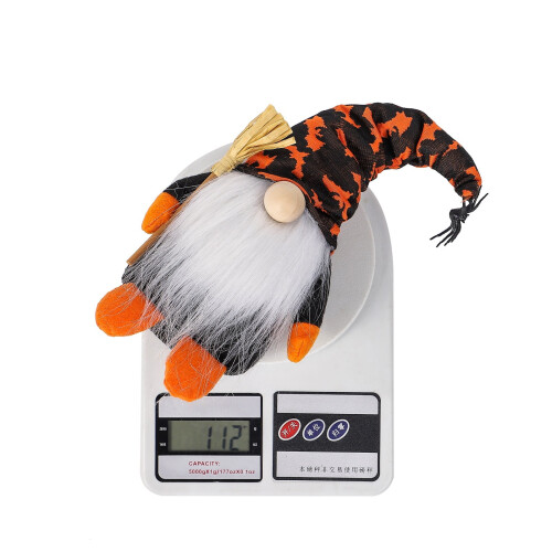 Λούτρινα διακοσμητικά για το Halloween με ξωτικά, κόκκινα χειροποίητα σκανδιναβικά 2