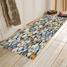 Tapis de couloir Herrnalise pour cuisine, 120 x 40 cm, infroissable, lavable en machine, antitache, dos antidérapant en caoutchouc - Adapté aux