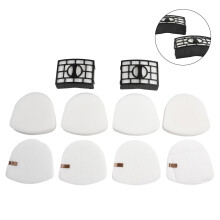 Kit de filtres de rechange pour Shark ZU560/ZU561/ZU562/ZU572/UV725/ZD400/ZD402 compatible avec XFFK560XHEPA560XFFKZD400XHFZD400 - 4 filtres en