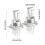 Λαμπτήρες HKUKY H4LED 36000LM6500K Ψυχρό Λευκό, Μέγεθος 1:1, Ψύξη με ανεμιστήρα, Συσκευασία 2 3