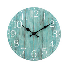 Liquidation ! Horloges murales silencieuses (sans tic-tac), à piles, avec thème, pour salle de bain, cuisine, bureau, salon ou chambre.