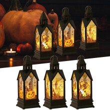 Jacenvly Nouvelles bougies LED, lanternes suspendues à piles, compatibles avec la décoration d'Halloween pour porche et extérieur