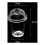 5 Mini-Kaffeetassenmodelle, transparente Teetassen, hübsche Wasserbecherfiguren 2
