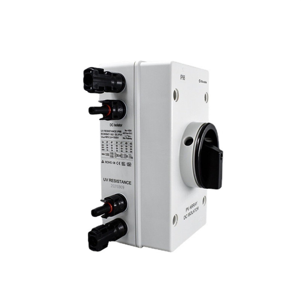 1000V Dc 32A Solar Disconnect Switch Ip66 Waterproof Pv Isolator For Photovoltaic Systems 9164114621344
