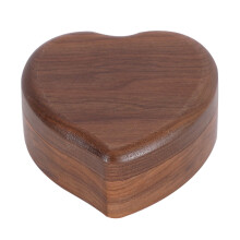 Sold Heart Shaped Vintage Walnut Mechanism Musical Box Wind Up Musical Box Gift