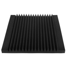 Acoustic Foam Panels, Sound Proof Foam Panels Black, High Density and Fire Resistant Acoustic Panels, Sound Panels, Studio Foam for Wall and Ceiling