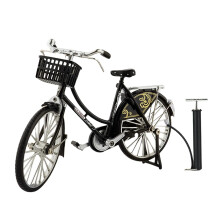 1/10 Scale Bike Model, Diecast Mini , Retro Model Decoration Art Crafts Alloy Classical Bike Toy for Kids Adults Style E