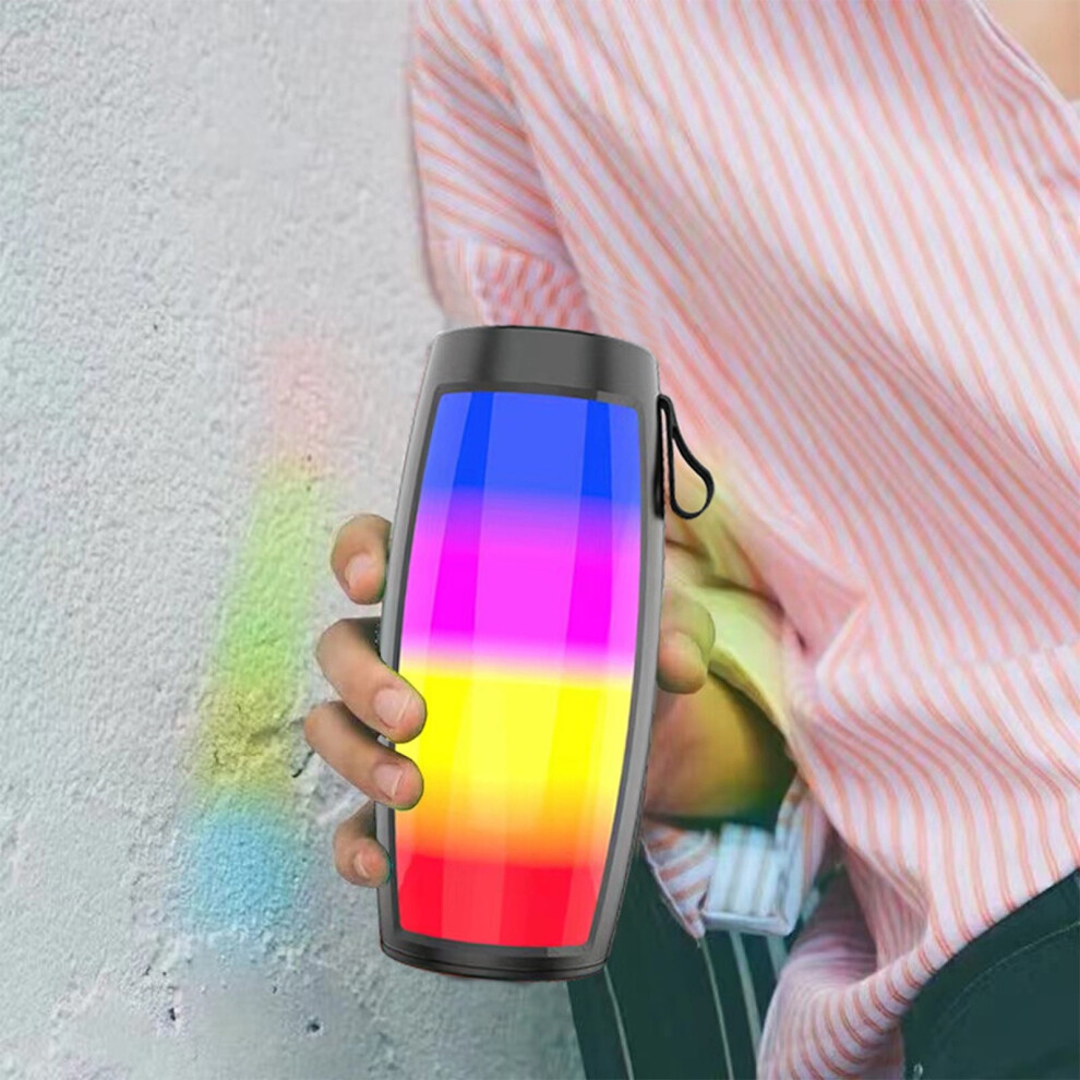 Txmfgh Bluetooth 5.0 Speaker: Portable Outdoor Audio With Colorful S & Surround Sound For Hi-Fi Music Light 9083649942543
