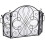 Fireplace Screen 3 Panel Folding Mesh with Handle, Child and Pet Safety, Adjustable Arched Design 1