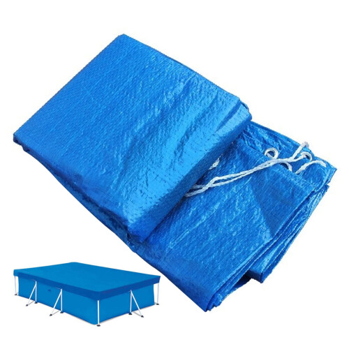 Rectangular Solar Pool Cover 260x170cm for Above Ground Pools UV Resistant Heat Retention 1