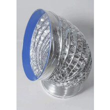 Dryer Vent Hose Flexible Aluminum Ducting 4in and 6in with Clamps for HVAC Bathroom Fan Kitchen Exhaust