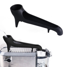 Coffee Machine Water Tank Funnel with Long Spout, No Spill Design, Quick Refill for Espresso Machines, Black