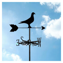 Weather Vane Stainless Steel Garden Pigeon Roof Ornament RustResistant Outdoor Decoration