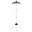 Adjustable Clothes Steamer Stand with Rack, SpaceSaving Vertical 2 in 1 Design, Black 1