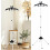 Adjustable Clothes Steamer Stand with Rack, SpaceSaving Vertical 2 in 1 Design, Black 5
