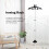 Adjustable Clothes Steamer Stand with Rack, SpaceSaving Vertical 2 in 1 Design, Black 2