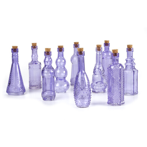 Darice Glasflasche Lila 5 Zoll 1 Stück