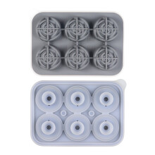 Roze ijsblokjesvorm van 4,2 cm (1,65 inch) van siliconen met deksel, geschikt voor whisky, water, melk, koffie en cocktails - YOBOLK keukengadget