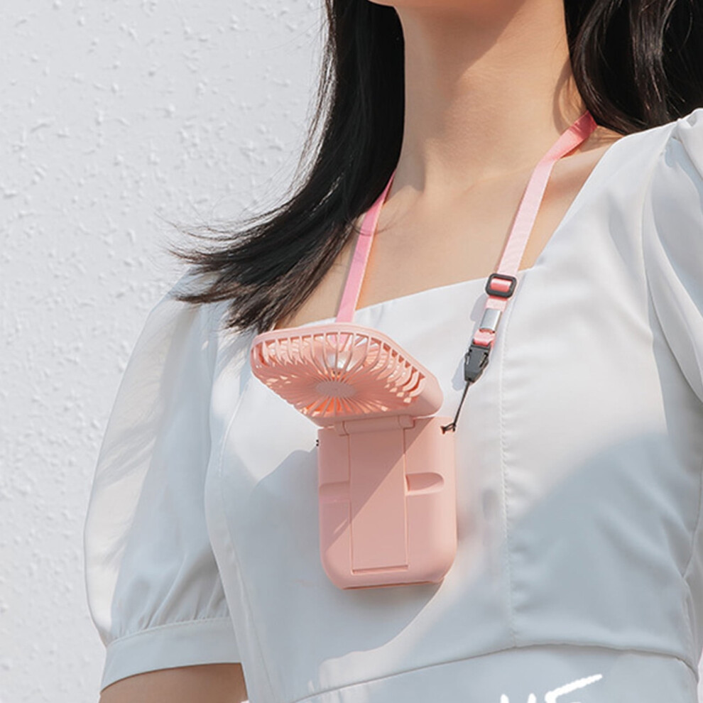 Rnemite-Amo Portable Neck Fan,Portable Fan, Mini Small Fan, Rechargeable Fan, 3 Wind Speed Usb Personal Fan For Outdoor Travel Camping 9395123870984