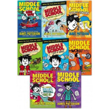 James Patterson Middle School Collection 8 Books Set | Hilarious Children's Series About School Life & Adventure for Children Ages 8–12