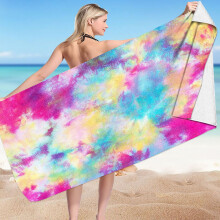 Telo mare extra large Cameland 76x152 cm, morbido, assorbente, in jacquard soffice, in cotone felpato, per bambini e adulti.