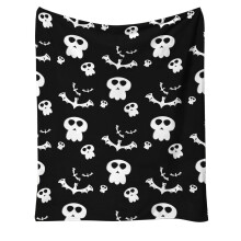 Manta adorable para decoración de Halloween, ligera, suave y acogedora para sofá cama, regalo para todas las estaciones - Compatible con la