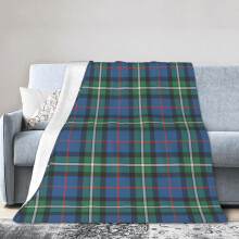 Manta de franela con estampado del clan escocés MacPhail, ultrasuave y ligera, 152 x 127 cm, para cama, sofá y decoración del hogar (para hombres,