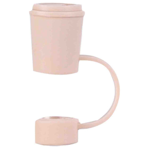 Xubond Kitchen Essentials, Καλαμάκι Σιλικόνης με Στεγανωτικό Απλό και Χαριτωμένο Κάλυμμα σε 1