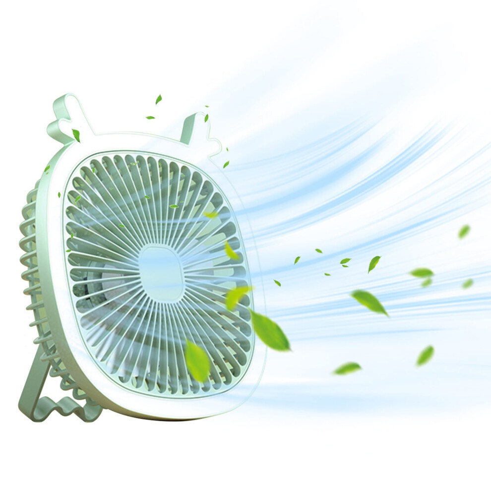 Ozmmyan Multifunctional Night Light Small Fan Portable Mini Home Office Desktop Fan Summer Savings 9395123964362