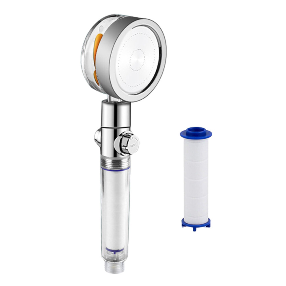 Ygkuhd Turbo Shower Head Home Bath Shower Nozzle Water Heater Filter Shower - Rotating Nozzle- One Pressurised Water Stop Function Shower Head 9395123964256