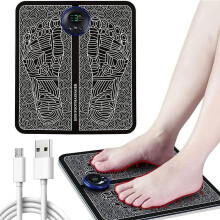 EMS masážna podložka na nohy, podložka so stimulátorom Pro elektród, kompatibilná s EMS terapiou, zmierňuje bolesť a zlepšuje krvný obeh
