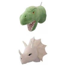 2 stk. dinosaurveggdekorasjoner 3D-rom stue baby