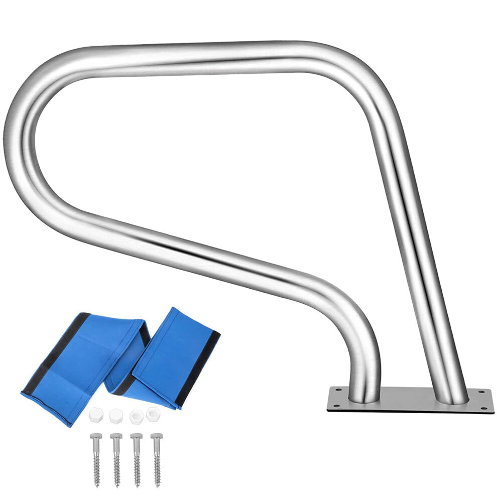 304 Stainless Steel Pool Handrail With Ergonomic Curved Grip, Rustproof Swimming Pool Rail 9164114623560