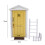Hesroicy Mini Fairy Door Ανθεκτικό στη διάβρωση, ανθεκτικό στην υγρασία, κιτ παιχνιδιών Micro 5