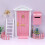 Hesroicy Mini Fairy Door Ανθεκτικό στη διάβρωση, ανθεκτικό στην υγρασία, κιτ παιχνιδιών Micro 4
