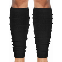 Scrunched Football Leg Sleeves [1 Pair] - Leg Calf Protection For Adult & Youth - Calf Compression Sleeves for Men and Boys