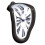 Melting Clock Decorative Table Clock with ELECTROPLATED Metal Paint for Office Home Retro 1