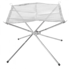 Poêle à bois Eddwiin - Barbecue portable, pliable et détachable, avec cadre de foyer pour la randonnée et le camping en plein air.