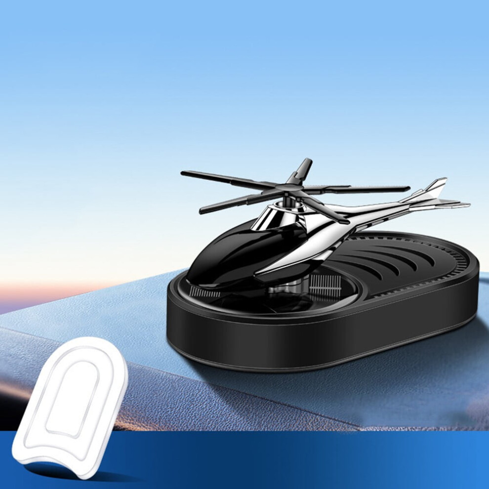Car Solar Aircraft Freshener Helicopter Perfume Diffuser Air Ventilation Decor Light 9395123184715