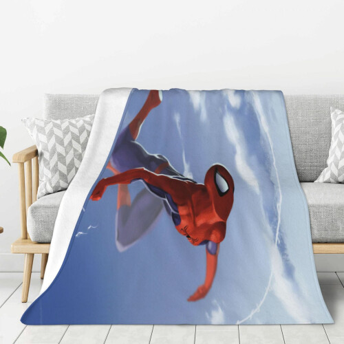 Blaincéad Lomra Spider-Man Braincéad Caithimh Thar a Bhog Cluthar, Gnéithe Leapa do Pháistí - Thar a Bhog 40"X30"