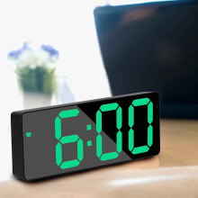 Søt opptrekkbar vekkerklokke med krok, kompatibel med kjøkkentimer og reisebruk, batteridrevet digital nedtellingsklokke for barn